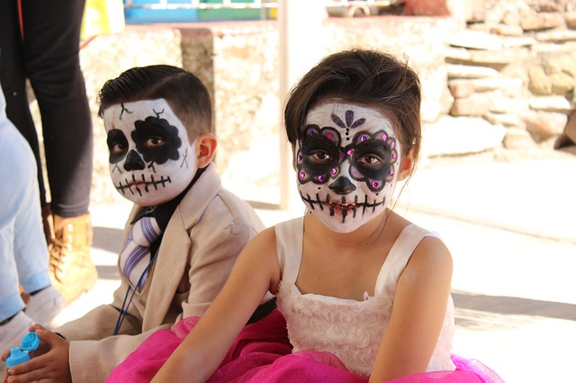 Homemade Halloween or Day of the Dead costume