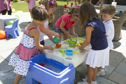 Sand and water play