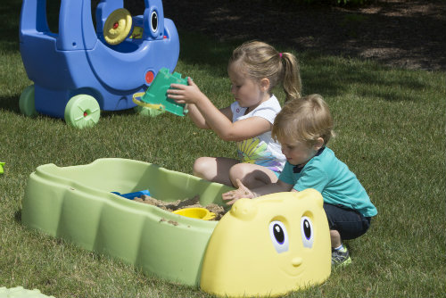 Sandbox sensory play