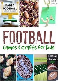 Football crafts and activities for kids