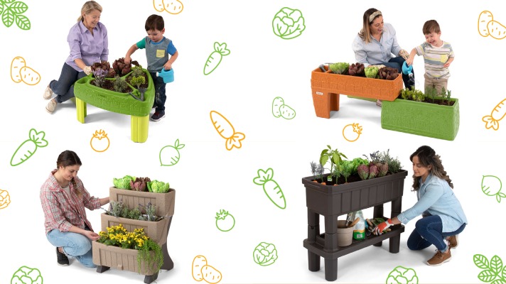 Simplay3's Aultd and Children's Raised Garden Planters