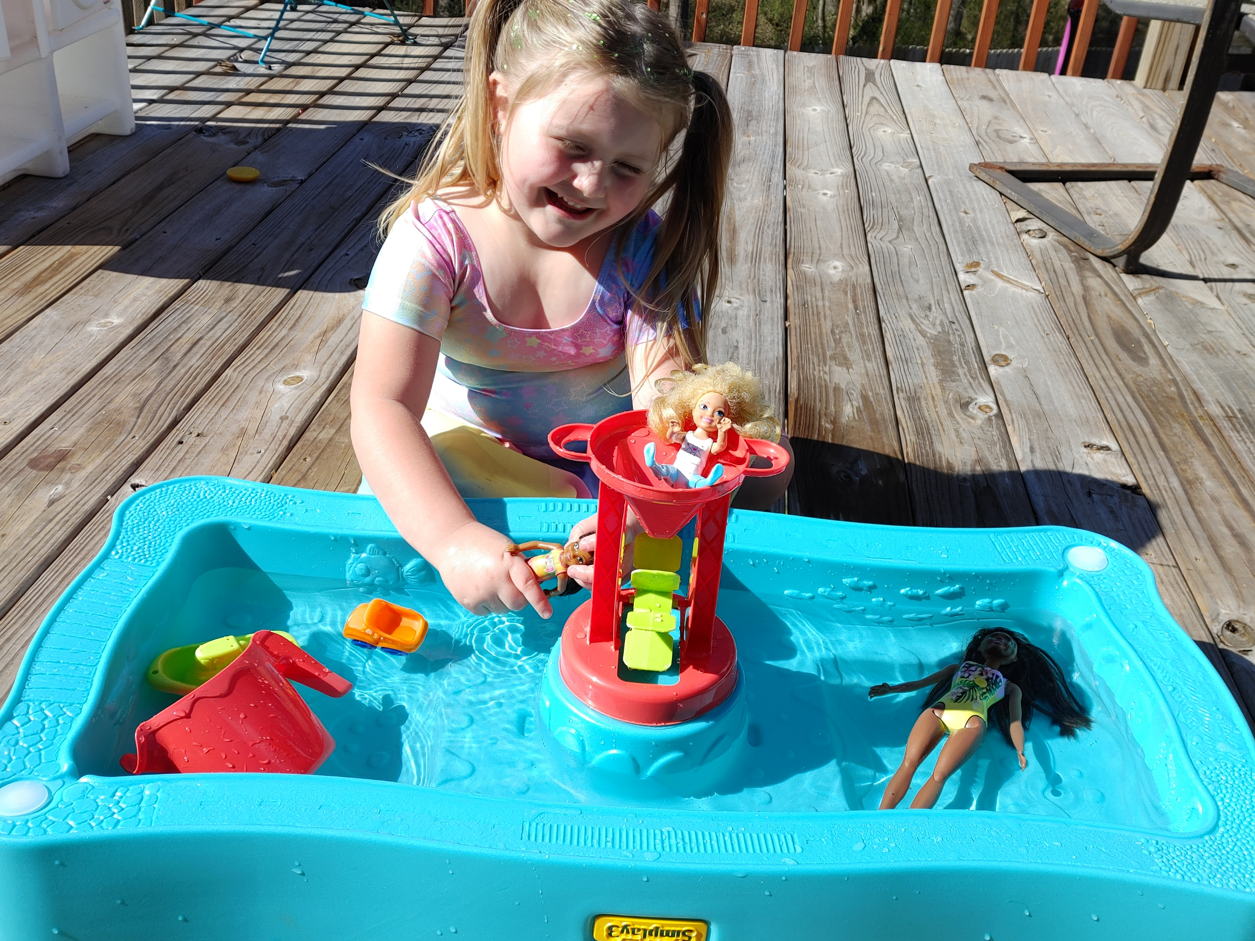 Simplay3 carry and go ocean drive water play table