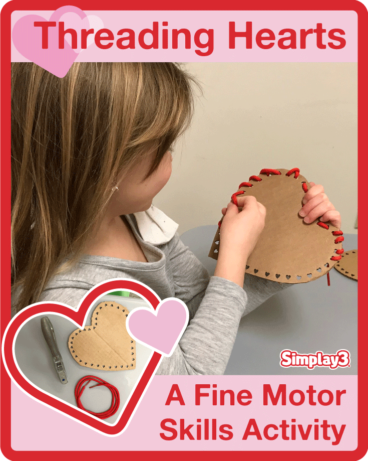 See how your toddler can work on fine motor skill development with this Valentine's Day activity.